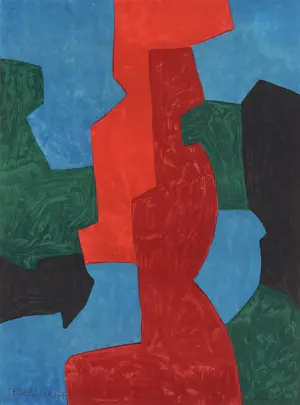 Serge Poliakoff - Composition bleue, rouge et verte kopen? Bied vanaf 1500!