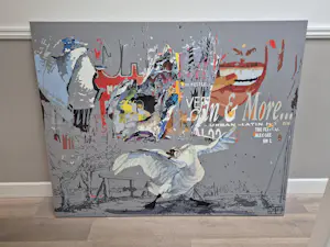 Alfred Degens - Acryl op doek - & More (2006), gesigneerd r.o. kopen? Bied vanaf 850!