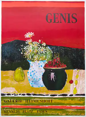 René Genis - Origineel Lithografisch Affiche verkocht voor € 58!
