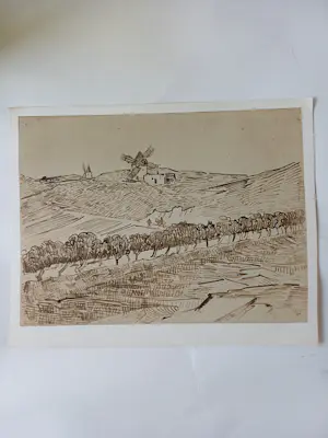 Vincent van Gogh - Acht tekeningen kopen? Bied vanaf 50!