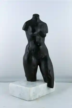 Evert den Hartog - Brons, Vrouwfiguur naakt verkocht voor € 250!
