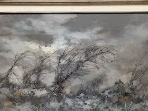 Theodorus van Oorschot - Boerderij in winters landschap kopen? Bied vanaf 65!