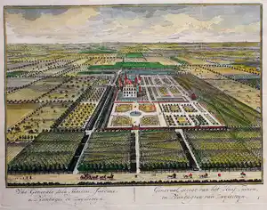 Isaac Tirion - D. Stoopendaal Oude Gravure Kasteel Zuilenstein Leersum verkocht voor € 20!