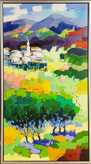 Hendrik van Veenendaal - Montagne du Luberon 0820 verkocht voor € 780!