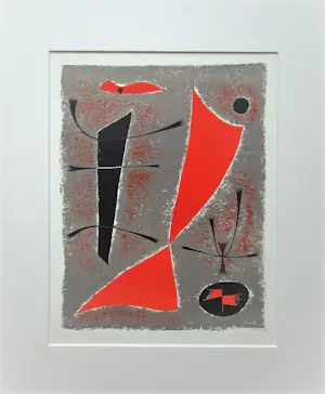 Gustave Singier - Abstracte compositie - 1955 - Originele lithografie - Mourlot kopen? Bied vanaf 100!