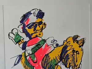 Herman Brood - Man met Paard - Handgesigneerd - 27/200 kopen? Bied vanaf 430!