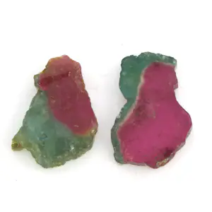 Twee stukken watermeloen toermalijntotaal circa 39.00 karaat kopen? Bied vanaf 125!