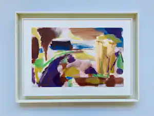 Klaas Boonstra - zonder titel maar met lijst. verkocht voor € 210!