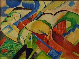 Niet of onleesbaar gesigneerd - abstracte kopen? Bied vanaf 1!