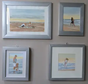 Franklin Meijer - Strand tafereeltjes - 4 x kavel kopen? Bied vanaf 59!
