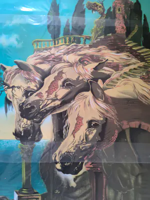Salvador Dali - Chevaux surréalistes. Lithographie... kopen? Bied vanaf 375!