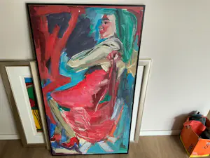 Marion Molier - Vrouw in het rood kopen? Bied vanaf 100!