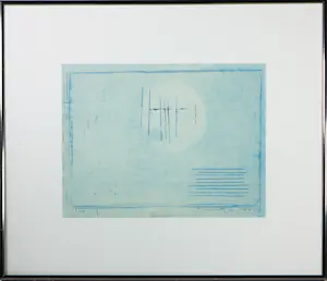 Jan Montyn - Kleurets op papier, Zonder titel - Ingelijst kopen? Bied vanaf 90!