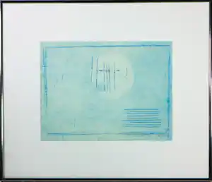 Jan Montyn - Kleurets op papier, Zonder titel - Ingelijst kopen? Bied vanaf 90!