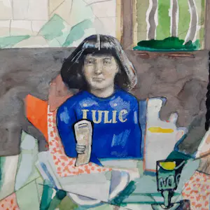 Pat Andrea - UNICA - aquarel - Julie - ingelijst - ophalen - 25815 kopen? Bied vanaf 295!