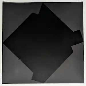 Jean-Philippe Rossinelli - compositie van zwart op donkergrijs verkocht voor € 60!