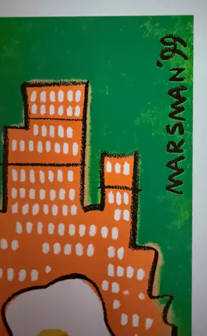 Jean Paul Marsman - “Marsman ,99”. Handgesigneerd en genummerde zeefdruk. kopen? Bied vanaf 29!