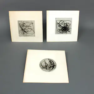Ernst Vijlbrief - Etsen uit 1963 (2x) kopen? Bied vanaf 60!
