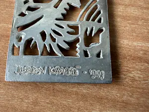 Jeroen Krabbé - Zilveren hanger / broche uit 1999 gesigneerd kopen? Bied vanaf 55!