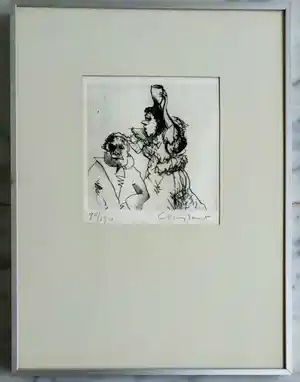 Constant - Abstracte voorstelling verkocht voor € 250!