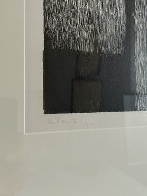Guillaume Le Roy - Compositie in zwart-wit uit 1985 kopen? Bied vanaf 75!