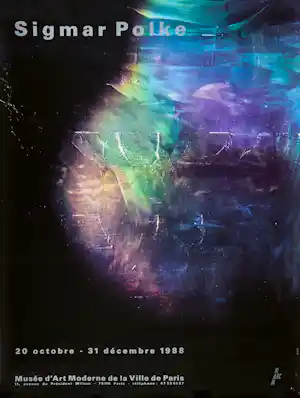 Sigmar Polke - tentoonstellingsaffiche verkocht voor € 35!