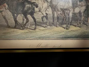 Victor Adam - Triptiek van 3 x 19e-eeuwse Handgekleurde Lithografieën (Paardenkoetsen) kopen? Bied vanaf 240!