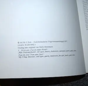 Cecile Dreesmann - vertelt over haar levenswerk, gesigneerd met opdracht 4 dec 1977,incl expoboekje kopen? Bied vanaf 20!