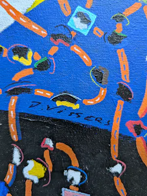 Jack Vissers - Verbinding - acryl op doek kopen? Bied vanaf 50!