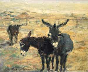 Jan Groenestein - C4574 - Ezeltjes verkocht voor € 300!