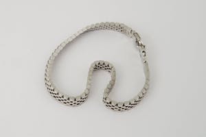 1515 - elegante 18 karaats Witgouden unisex "Jubilee" schakel armband - kopen? Bied vanaf 540!
