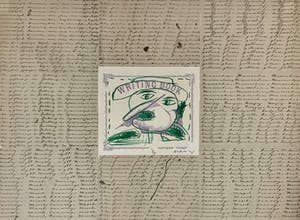 Pierre Alechinsky - kleurenlitho | 'Writing book' | 1981 kopen? Bied vanaf 800!