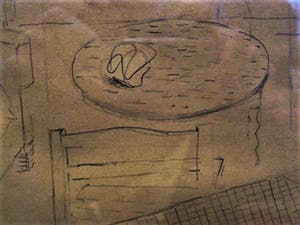 Bart Baele - Belgie - Doorleefde Kunst - Tekening - slapende Kat - gesigneerd 1997 kopen? Bied vanaf 1!