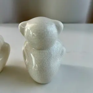 Boch Frères Keramis - & Royal Boch - Twee beertjes oud en nieuw - design Rik Delrue kopen? Bied vanaf 55!