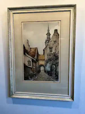 Jef Codron - Straatje in Brussel verkocht voor € 40!