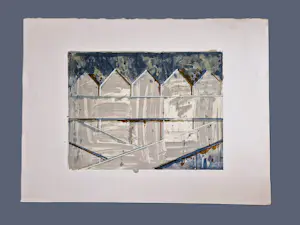 Joseph Cals - grote, in 1980 bep. oplage gemaakte kleuren litho Hommage aan Graham Sutherland kopen? Bied vanaf 39!