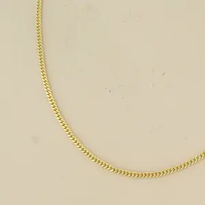 14k geel gouden collier - 45 cm lang kopen? Bied vanaf 110!