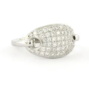 18k witgouden ring met briljant geslepen diamant tot. 0.50ct – F/G - VS/SI kopen? Bied vanaf 900!