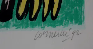 Corneille - Ingelijste zeefdruk: Trois images d'un été - 1992 kopen? Bied vanaf 225!