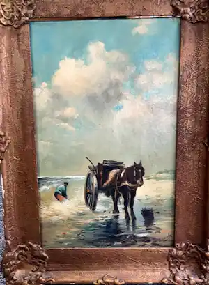 Cor van der Zwalm - De schelpenvisser verkocht voor € 80!