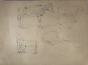 Eugene Joseph Verboeckhoven - Dieren (lot van 8) kopen? Bied vanaf 55!