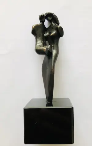 Brons (Onbekend) - Moeder / Kind - Beeld kopen? Bied vanaf 55!