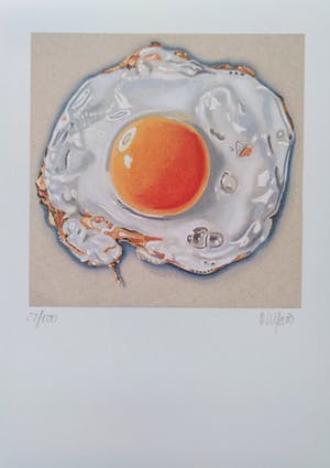 Niet of onleesbaar gesigneerd - "Fried Eggs" (set van twee litho's) kopen? Bied vanaf 1!