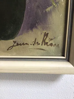 Niet of onleesbaar gesigneerd - Pot met bloemen. kopen? Bied vanaf 1!
