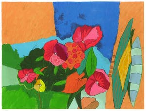 Henk van Vessem - Kleurenzeefdruk FLEURS I Handgesigneerd. kopen? Bied vanaf 45!