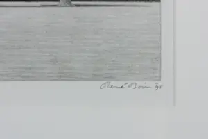 Rene Boin - Litho op papier, Huis zonder ramen of deur - Ingelijst kopen? Bied vanaf 50!