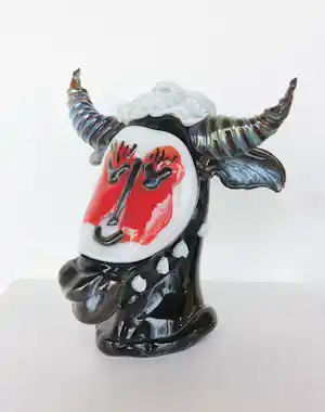 Kees Salentijn - Mujer y toro viejo (Glasobject) kopen? Bied vanaf 150!