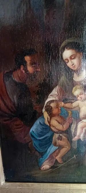 Niet of onleesbaar gesigneerd - Vrouw en man met 2 baby's kopen? Bied vanaf 1!