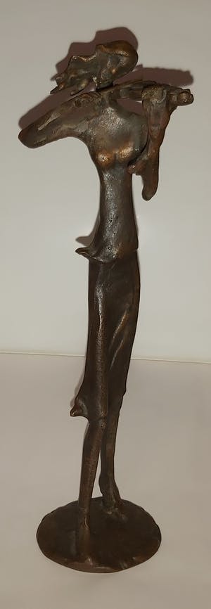 Brons (Onbekend) - Vioolspeelster kopen? Bied vanaf 35!