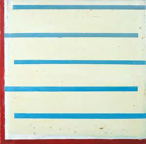 Dave Meijer - Olieverf op doek, Abstracte compositie verkocht voor € 130!